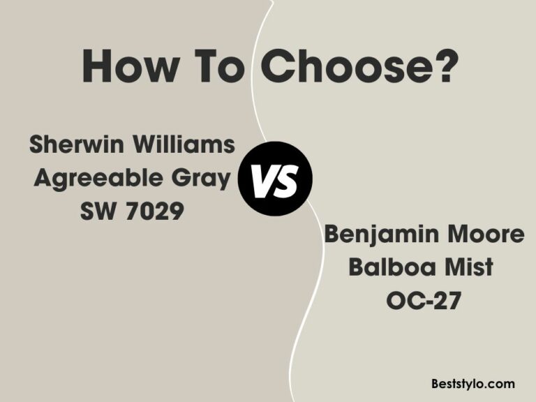 BM Balboa Mist vs SW Agreeable Gray (1)