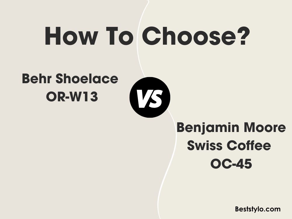 Behr Shoelace vs BM Swiss Coffee