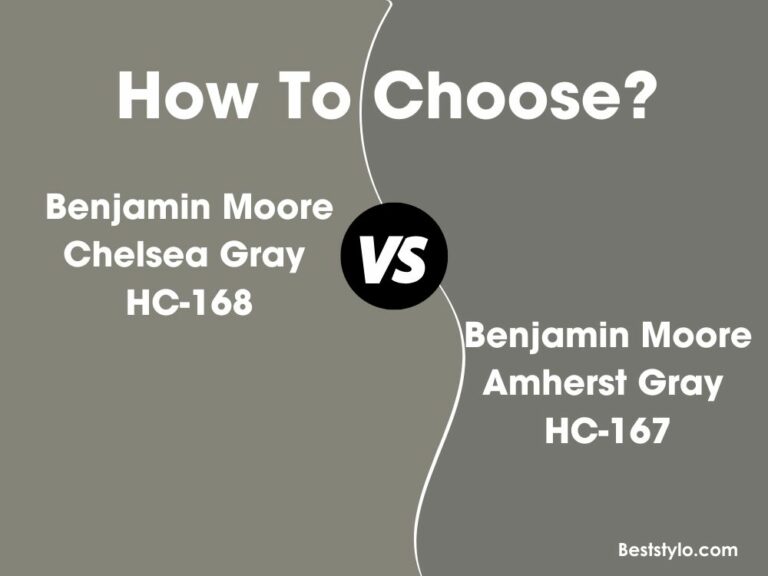 Benjamin Moore Amherst Gray vs Chelsea Gray