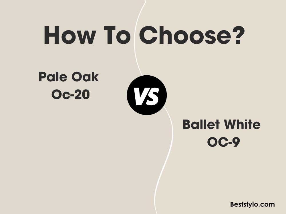 Benjamin Moore Ballet White Vs Pale Oak