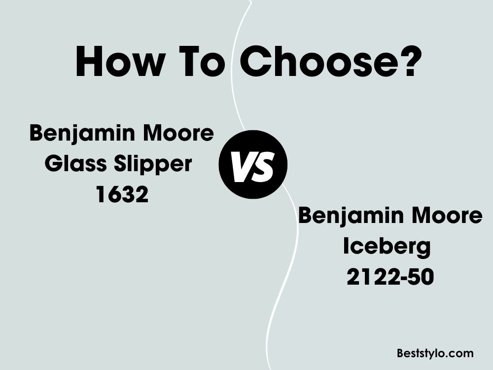 Benjamin Moore Iceberg Vs Glass Slipper