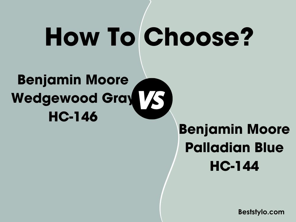 Benjamin Moore Palladian vs Wedgewood Gray