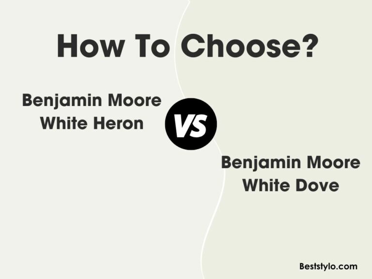 Benjamin Moore White Heron Vs White Dove What’s the Difference