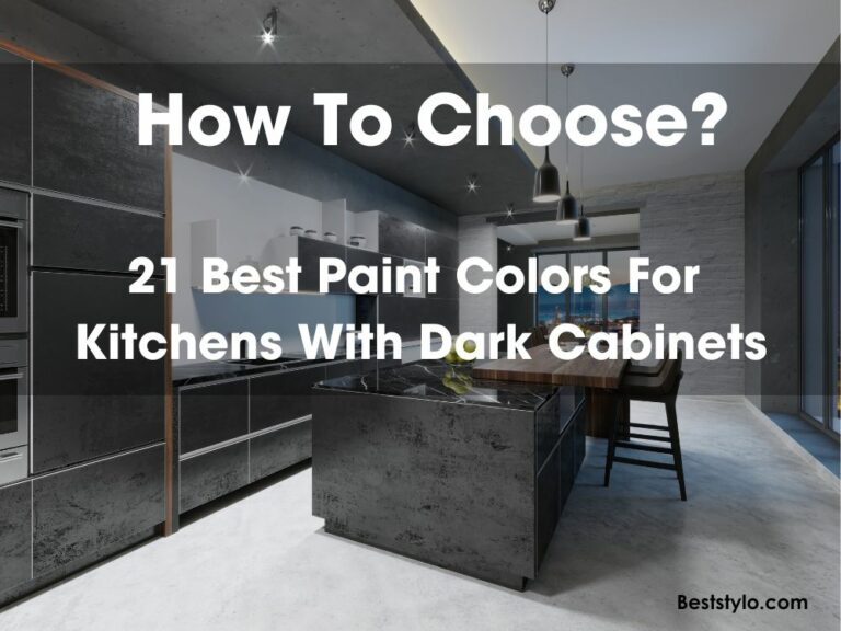 Best Paint Colors For Kitchens With Dark Cabinets