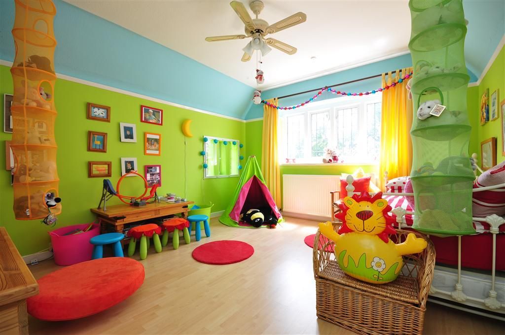Blue Green Kids' Rooms