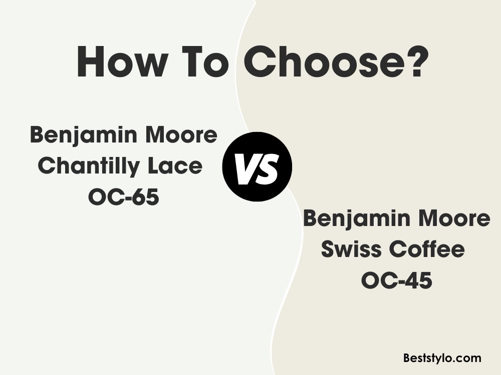 Chantilly Lace vs Swiss Coffee
