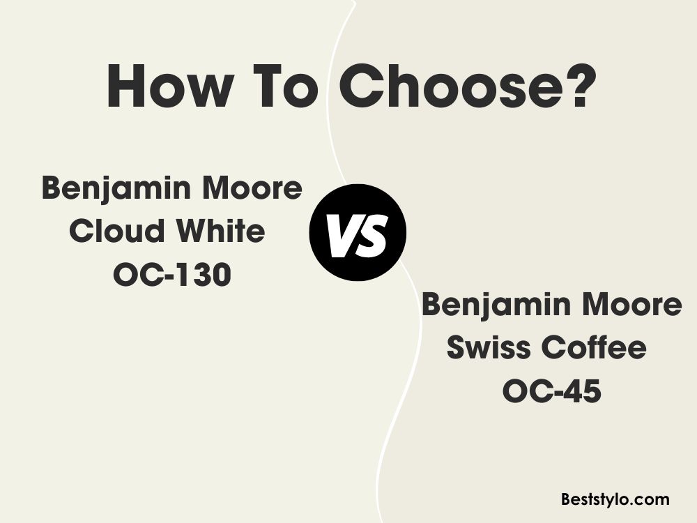 Cloud White vs Swiss Coffee