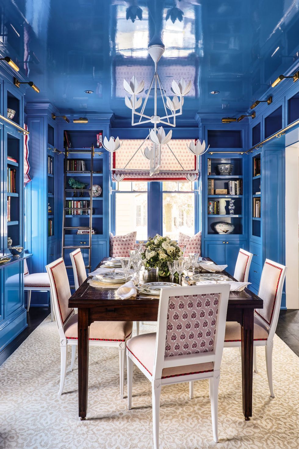 Cool Blue Dining Rooms