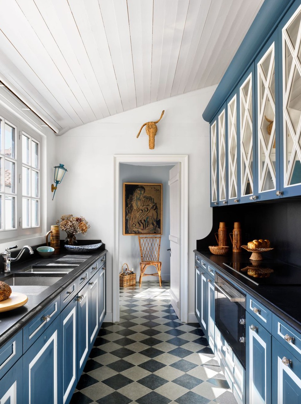 Cool Blue Kitchens