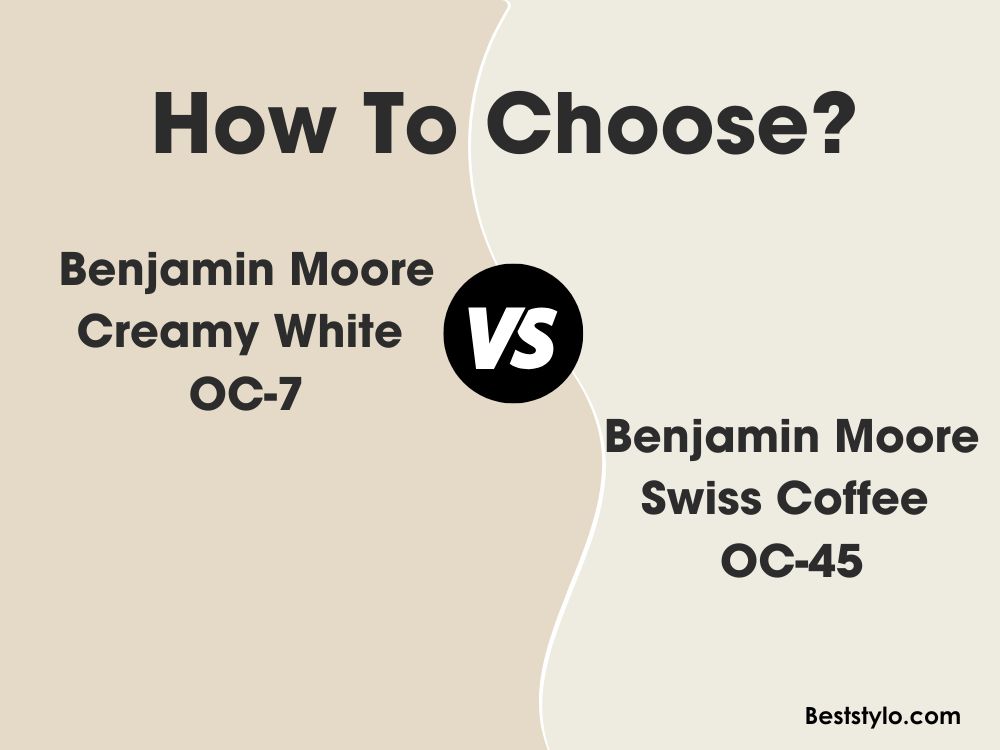 Creamy White vs Swiss Coffee