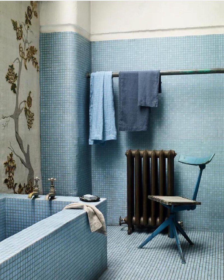 Muted Light Blue Bathroom Paint Colors
