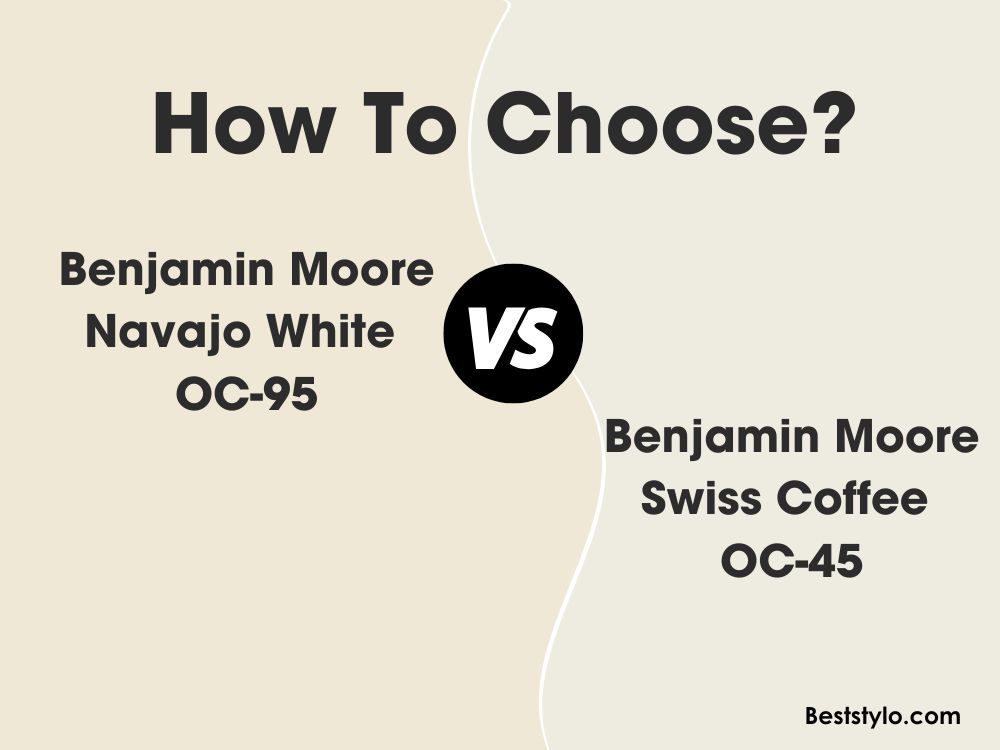 Navajo White vs Swiss Coffee