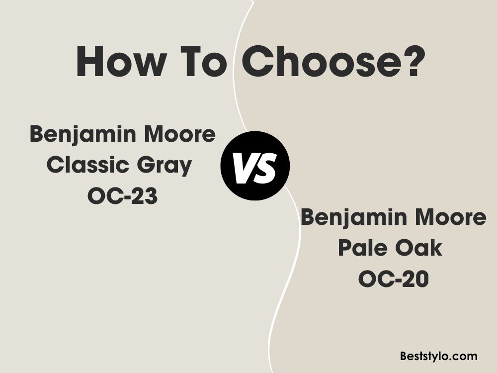 Pale Oak vs Classic Gray