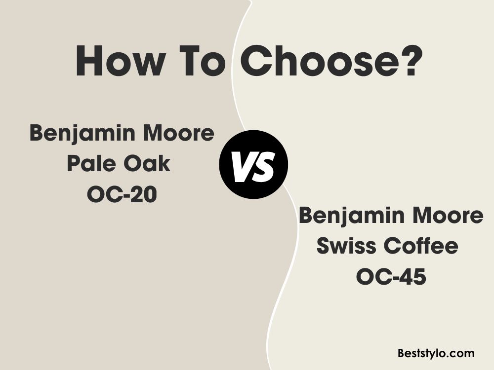 Pale Oak vs Swiss Coffee