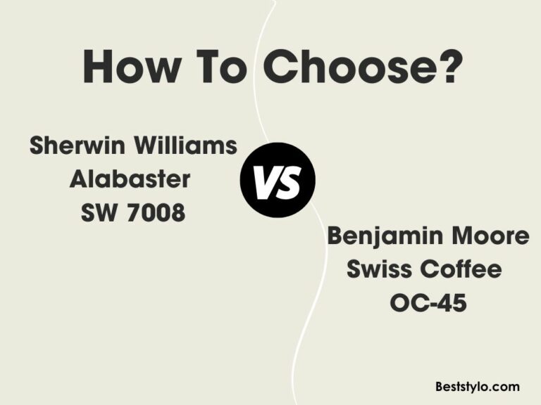 SW Alabaster vs BM Swiss Coffe