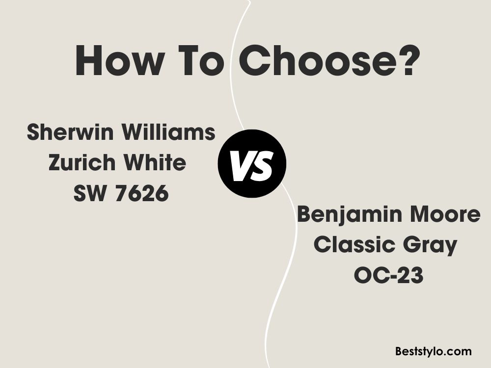 SW Zurich White vs BM Classic Gray