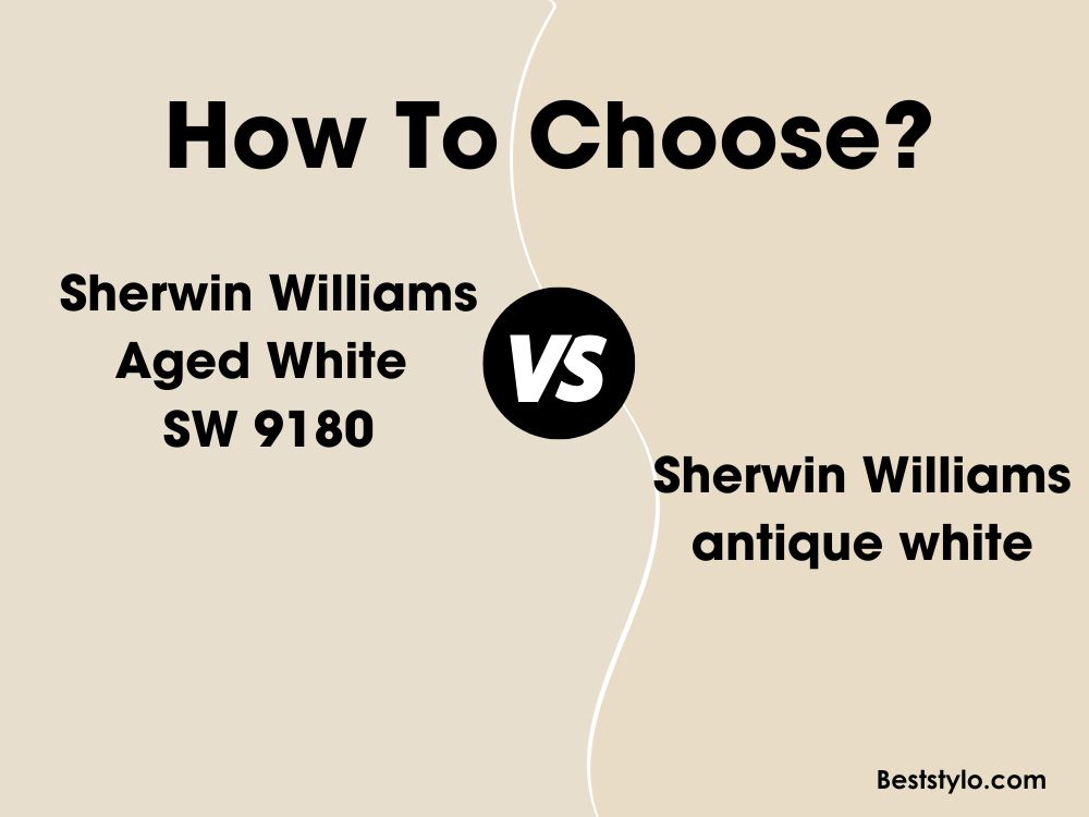 sherwin williams aged white vs antique white