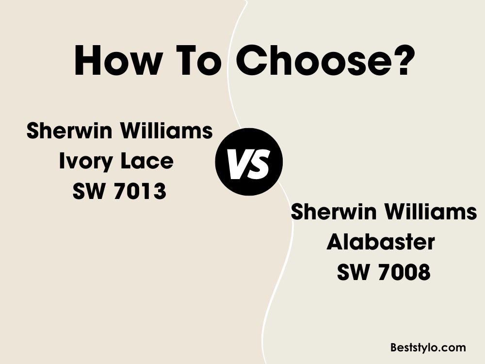 sherwin williams ivory lace vs alabaster