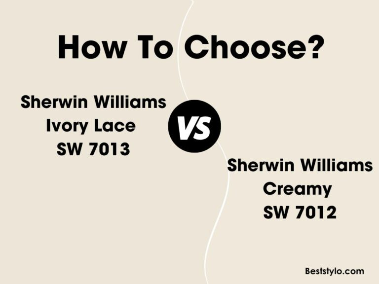 sherwin williams ivory lace vs creamy