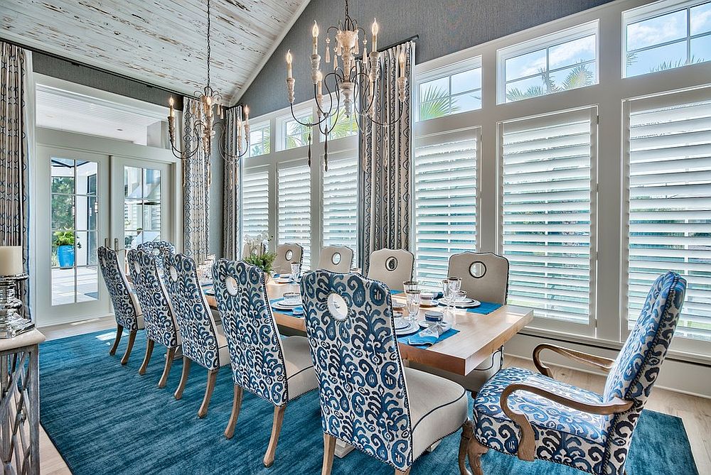 Beachy Blue Dining Rooms