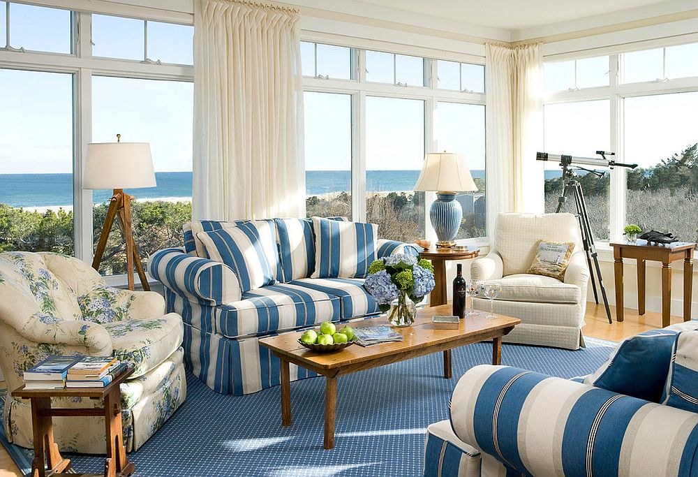 Coastal Blue Sunrooms & Porches